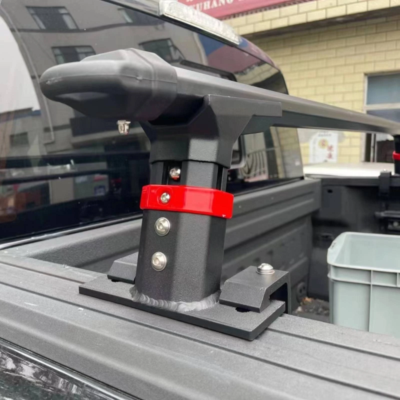 Heavy-duty Pickup Bed Rack with Clamps Flach Truck Bed Load Bars Low-profile for Outdoor Transport