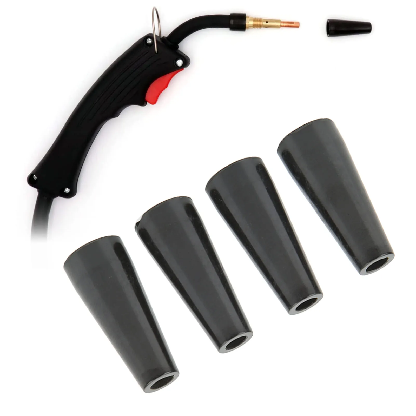 Flux  Gasless Nozzle Self  Welding Parts 100L MIG Welder Accessories Flux  Gasless Nozzle