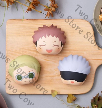 

Jujutsu Kaisen Mahito Satoru Gojo Anime Keychain Cartoon Simulated Bread Keyring Pinch Pendant Cosplay Gift
