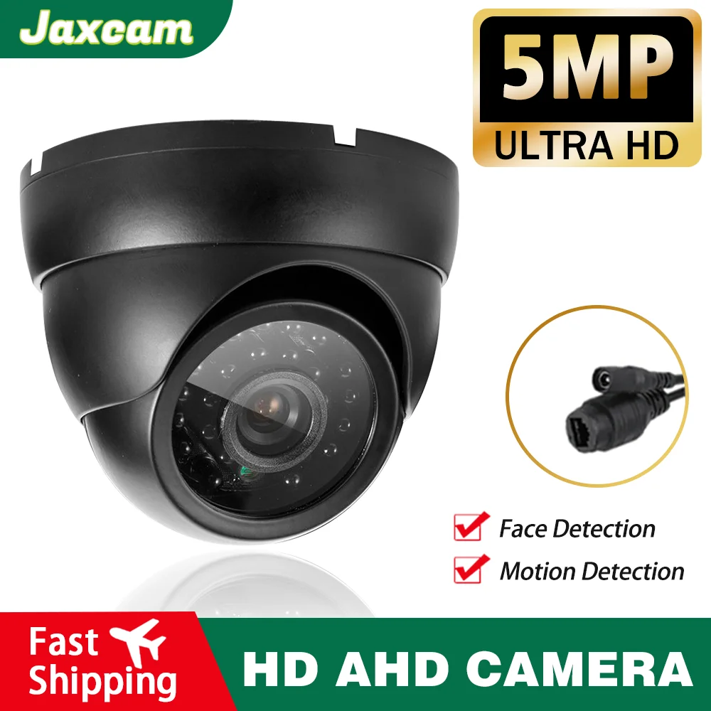 5MP AHD Camera Video Security Camera IR-CUT Vision Day and Night Surveillance Indoor Outdoor CCTV Digital Security Surveillance