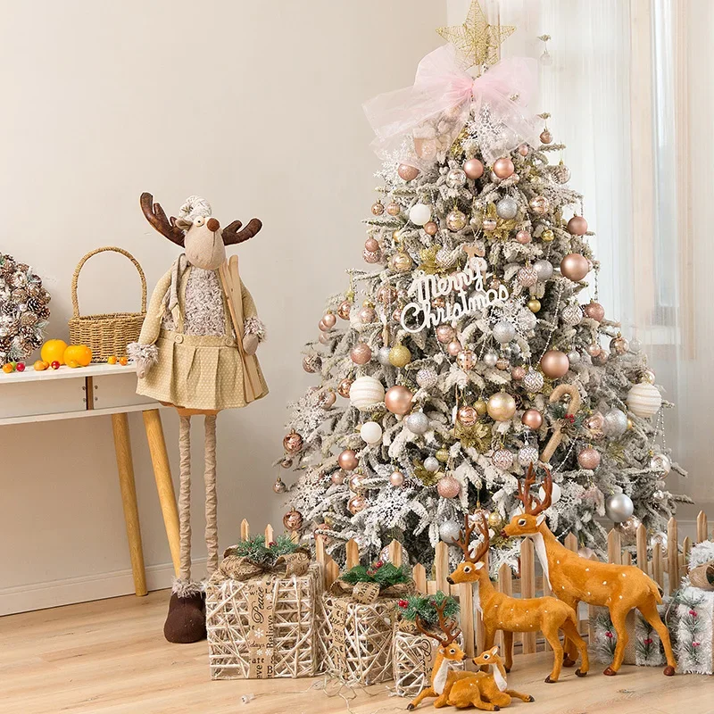 Christmas tree package new encrypted luxury decoration home flocking snow