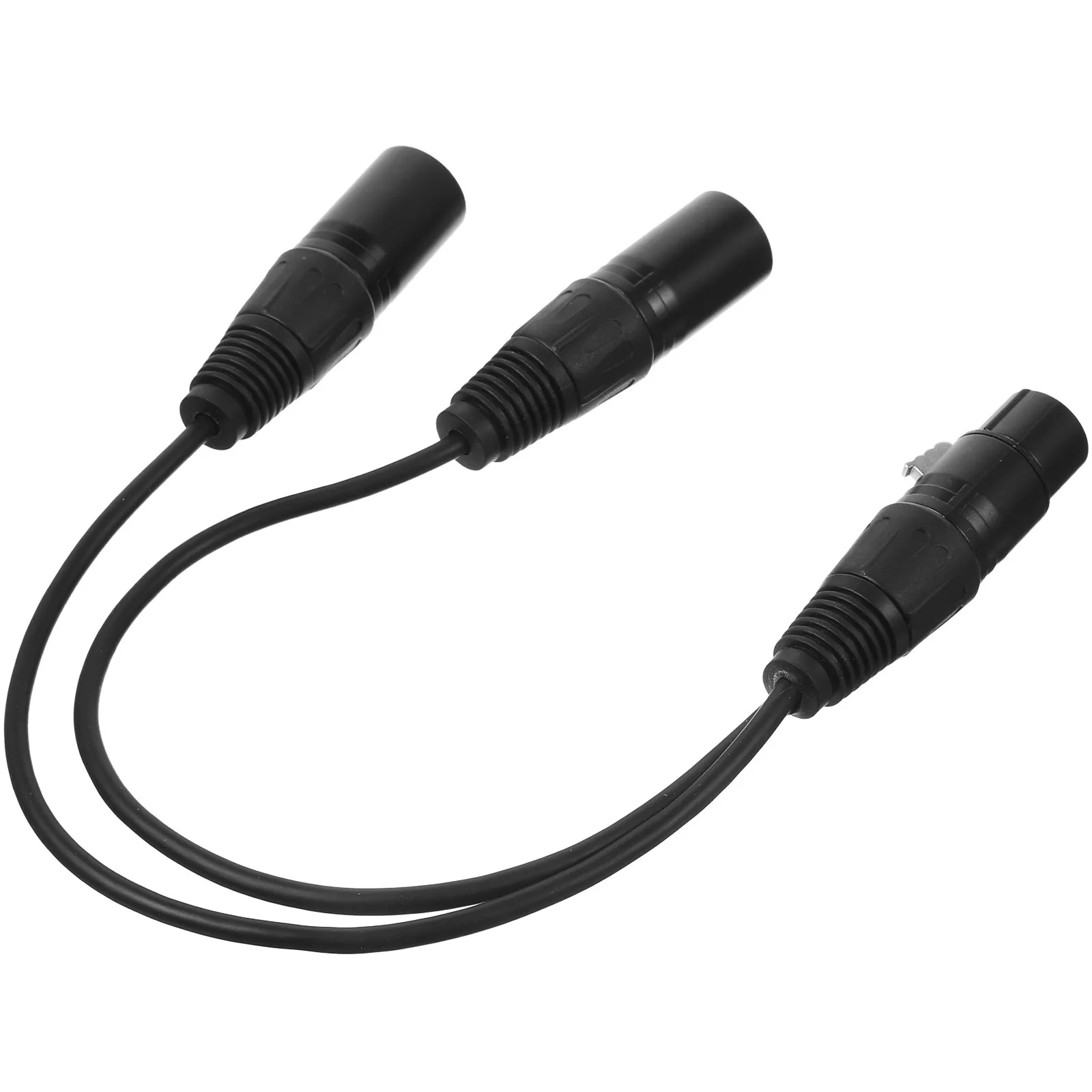 1 Female to 2 Male Xlr Splitter Audio Cable Microphone Balanced Splitter Cord Noise Cancellation Audio Adapter Instrument Mic