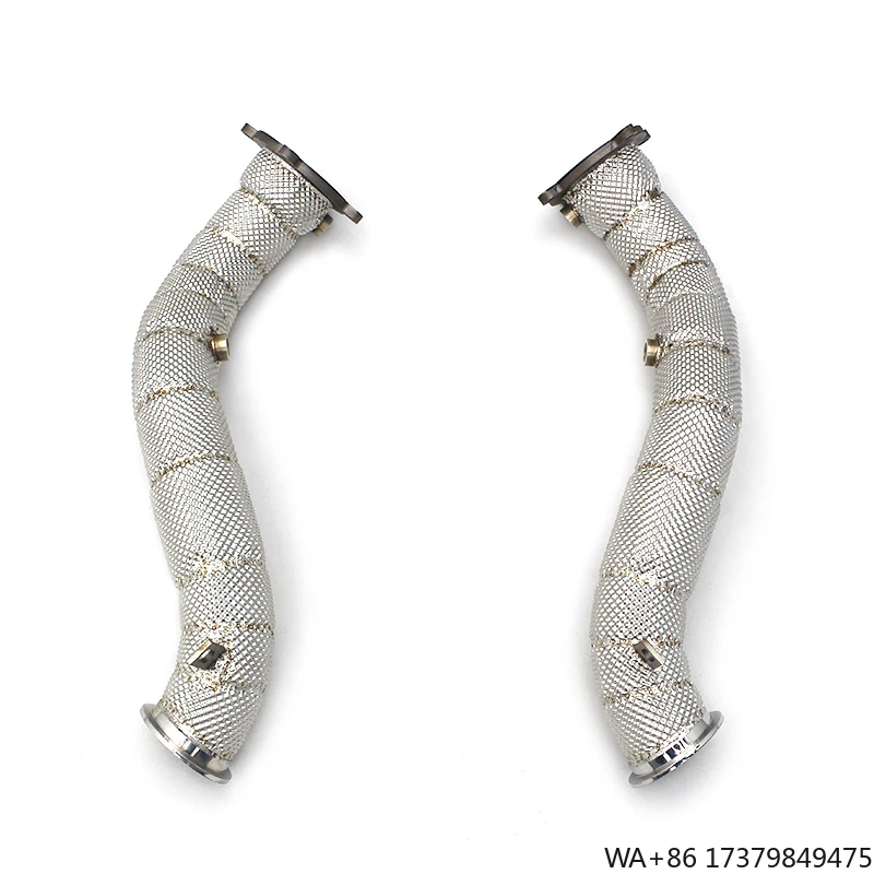 

Auto Exhaust System RST Heat Shield Downpipe for Mclaren 720s 4.0 2017-2019 Stainless Steel Free Flow Exhaust Pipe Downpipe