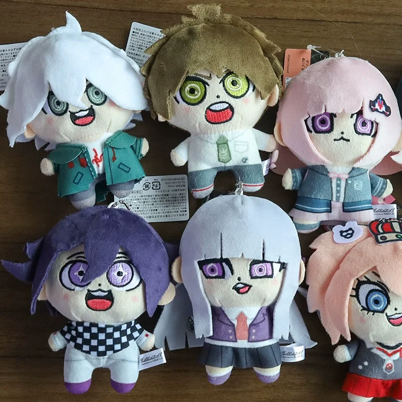 Original Anime Danganronpa Plush Pendant Doll Q-Version Nunu Kokichi Oma Nagito Komaeda Doll Keychain Cute Plush Toy Gift