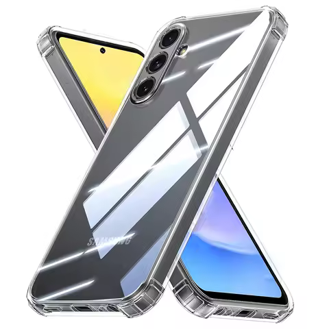 Transparent Shockproof Phone Case For Samsung S24 S23 S22 S21 S20 Ultra FE Clear Case For Samsung S10 S9 S8 Plus 5G Back Cover