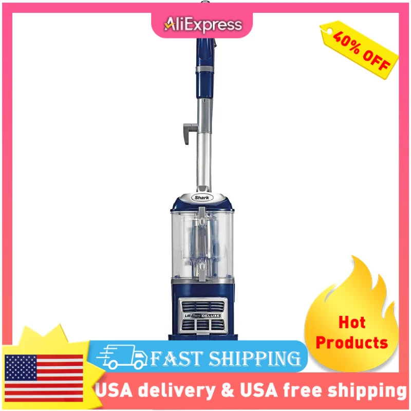 Shark NV360 Navigator Lift-Away Upright Vacuum with Large Dust Cup Capacity,HEPA Filter,Swivel Steering,Upholstery Crevice Tool