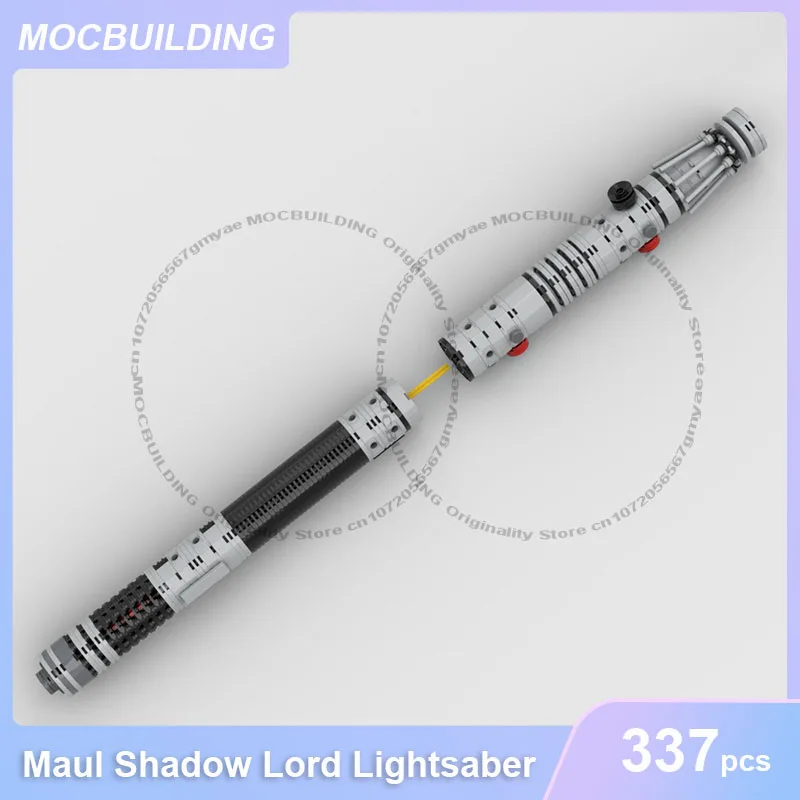 MOC Building Blocks Maul Shadow Lord Lightsaber Model DIY Assemble Bricks Space Creative Collection Display Toys Gifts 337PCS - view 3