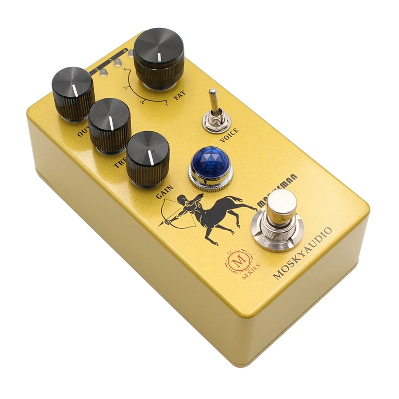 

MOSKY Marksman Guitar Pedal High Gain Distortion Overdrive Electric Guitar Effects 4 Modes for Guitar Bass Accessories