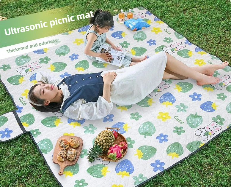 

캠핑용품 Кемпинговое снаряжение -2025 Ультразвуковое герметичное водонепроницаемое одеяло для пикника, устойчивый к песке пляжный коврик для палатки, кемпинга 캠핑매트