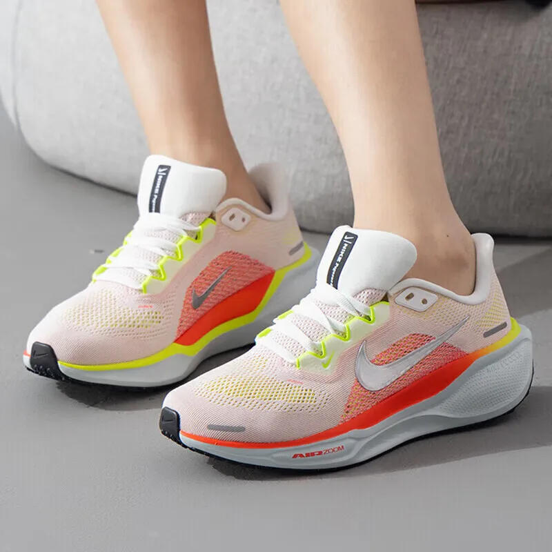 حذاء الجري Nike Air Zoom Pegasus 41 Orange للرجال والنساء مبطن أحذية رياضية كاجوال يمكن ارتداؤها