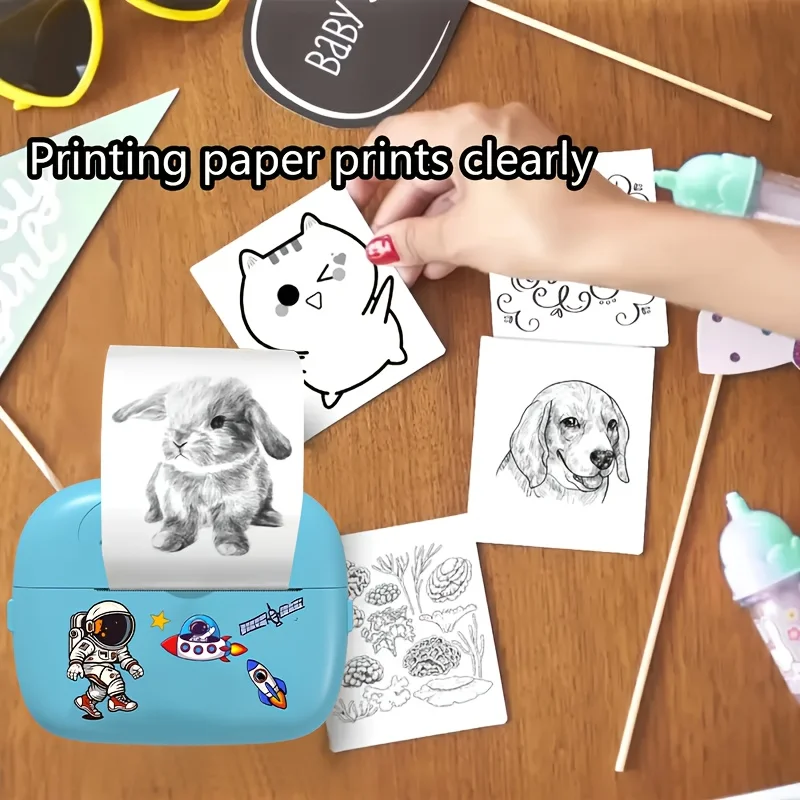 Uscita fotografica in carta termica per fotocamera con stampa istantanea 6/12, compatibile con la maggior parte delle mini stampanti e fotocamere, stampante fotografica portatile