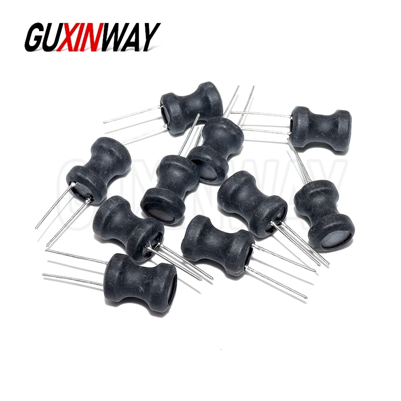 10 個 DIP パワーインダクタコイル 9*12 ミリメートル 2.2UH 4.7UH 10uH 22uH 100uH 150uh 220uH 330uH 470uH 1MH 2.2MH インダクタンス 2 ピン