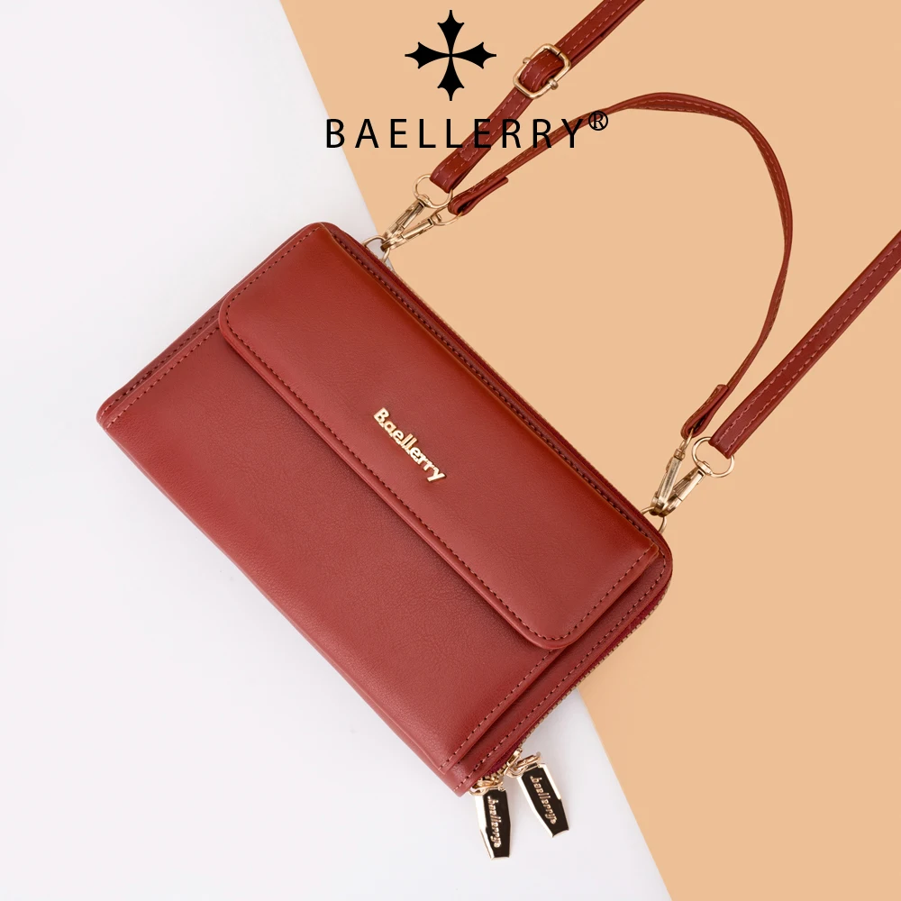 Baellerry New Women Phone Pocket Wallets Crossbody Bags Big Capacity Female Handbags Brand Card Holder Women\'s Clutch Bag