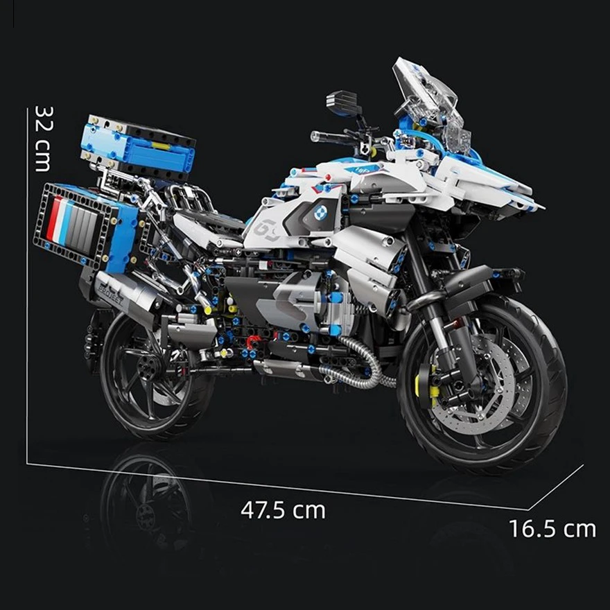 High Tech City Sports Rapid Racing Motorcycle Motorbike Locomotive Moc Modular Brick Model Building Blocks Boys Gifts Toys T4022