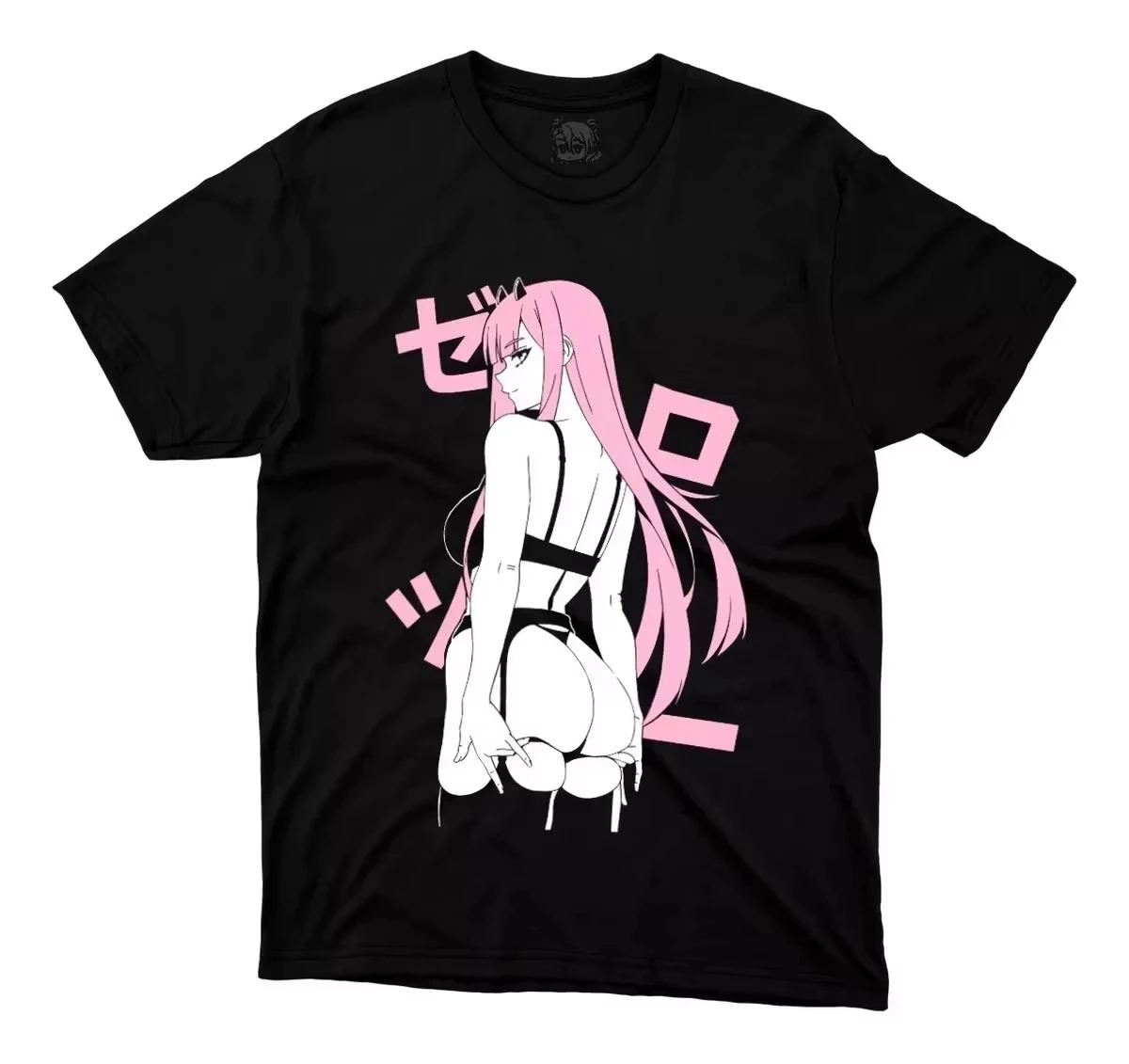 Darling in the Franxx Zero Two Plus Size Streetwear Trendy Cotton Oversized Unisex New Model personality Clothes T-Shirt Couples