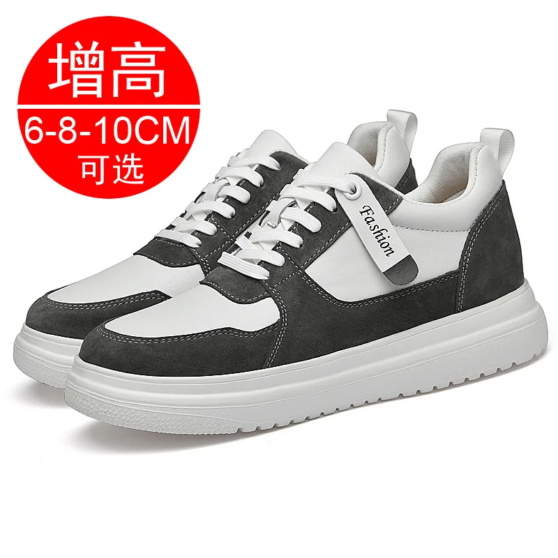 Men Elevator Height Increase Shoes Sneakers Shoes for Men Sports Casual Invisible Inner Heightening 6 8 10cm Leisure board Shoes