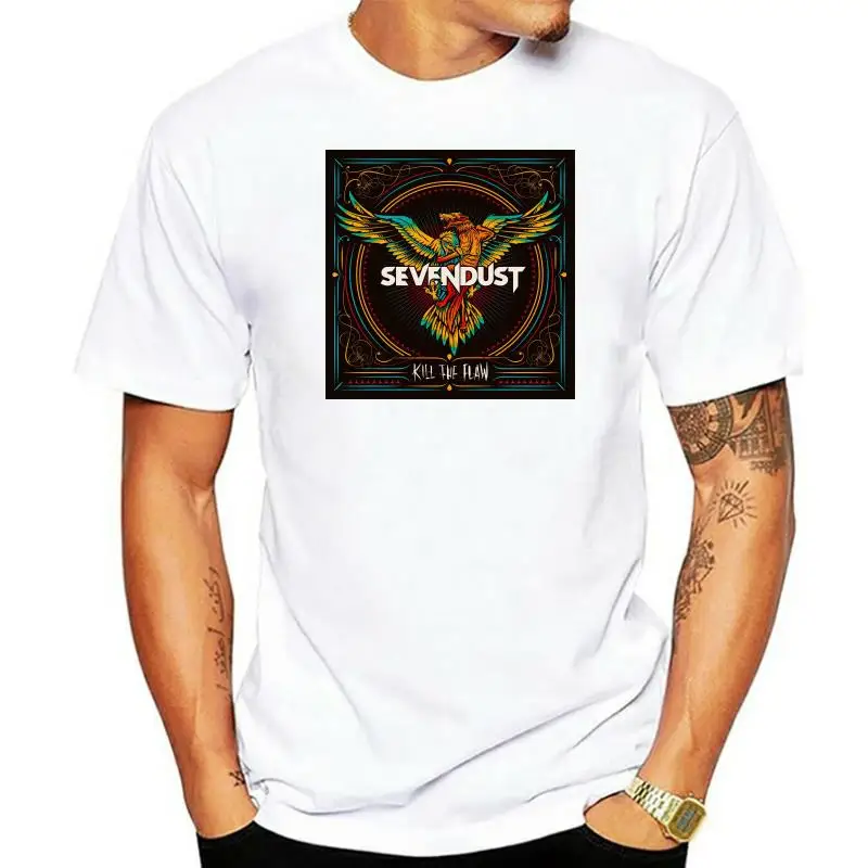 SEVENDUST LOGO Tshirt Black New Men T-Shirt Size S to 3XL