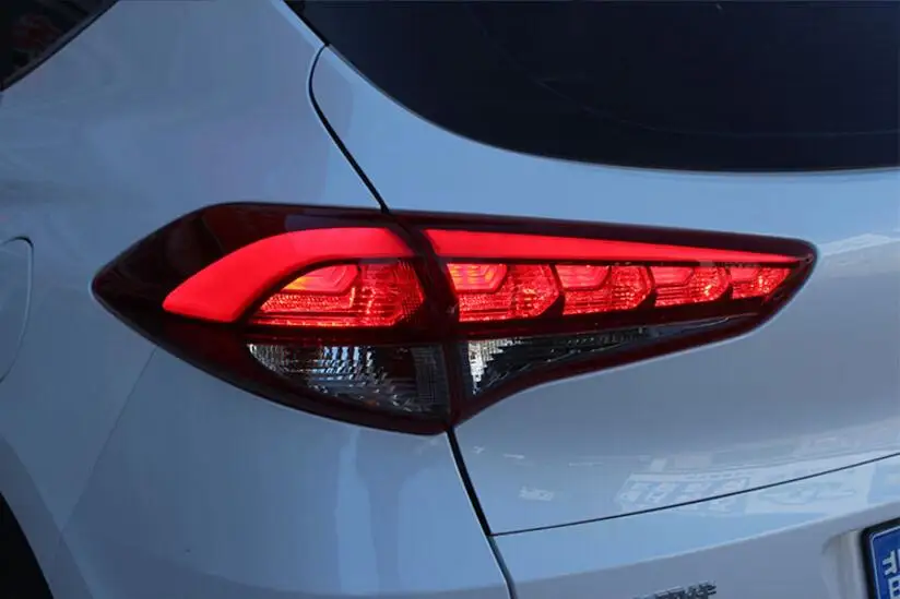car bumper tail light for Hyundai Tucson taillight LED Reflector 2016~2018y car accessories Taillamp auto tucson fog lamp