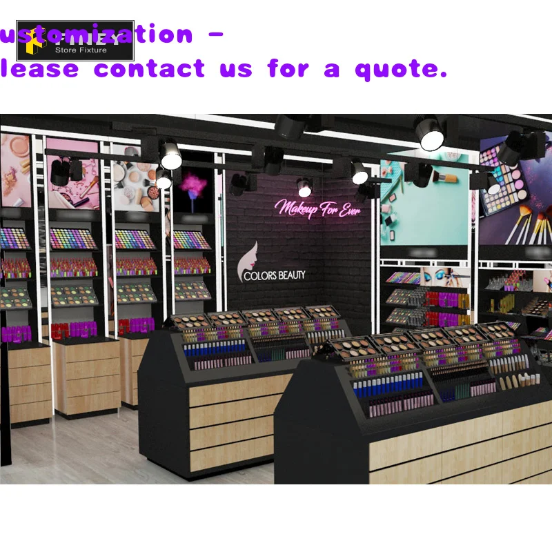 custom.Customized Profession Unique Makeup Store Furniture Luxury Cosmetic Retail Store