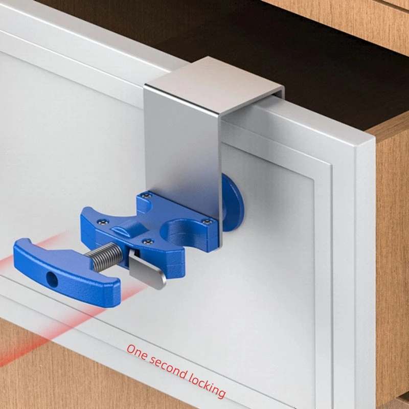 Drawer installation artifact panel fixer clip auxiliary tool auxiliary drawer clip drawer surface fixing clip Assistive tools