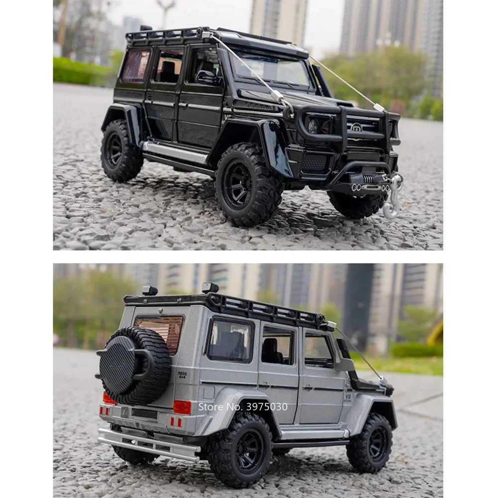 1/32 Legierung Benz G550 4x4 Modelle Autos Druckguss Spielzeug Adventure Edition Leichte Musik Off-road Pull Back Fahrzeuge Kinder Geburtstag Geschenke