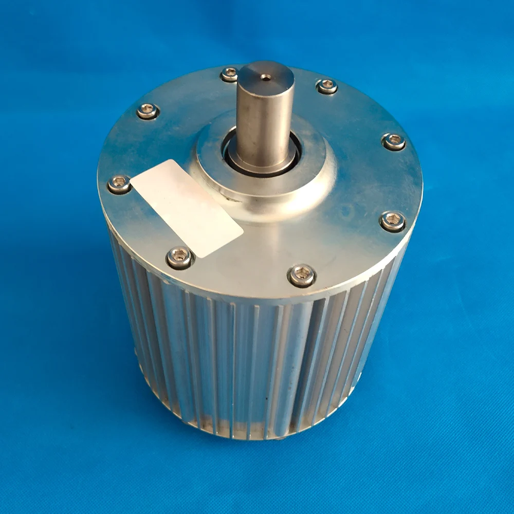 Imagem -04 - Gerador de Turbina Eólica 1kw20kw 12v380v Baixa Potência Rpm Dínamo Magnético Alternador de Turbina de Água Moinho de Energia Livre