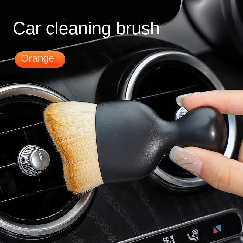 

Car interior cleaning tool air conditioning outlet cleaning brush soft brush for car cleaning car interior gap dust removal brus