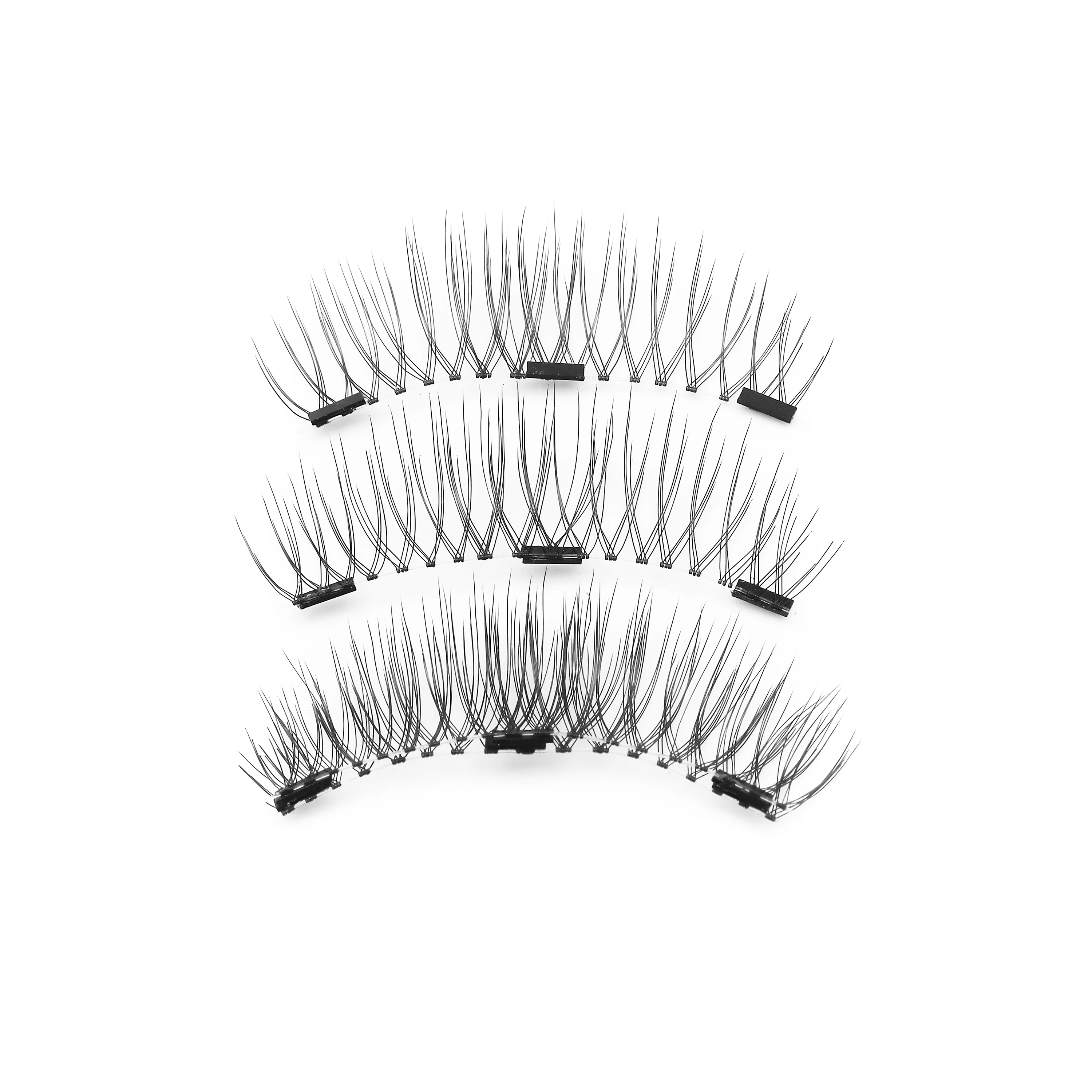 Künstliche Nerzwimpern 3D Magnetische Natürliche Falsche Wimpern Großhandels-Set Wiederverwendbare Magnetwimpern mit Pinzette – Detail 19