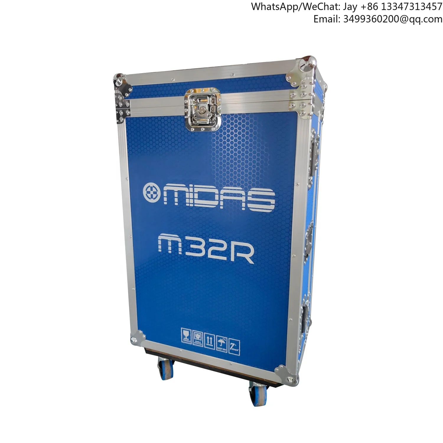 

Customized M32R Live Digital Mixer Flight Case Normal Version With Wheels Pa System Performance Portable Flight Case