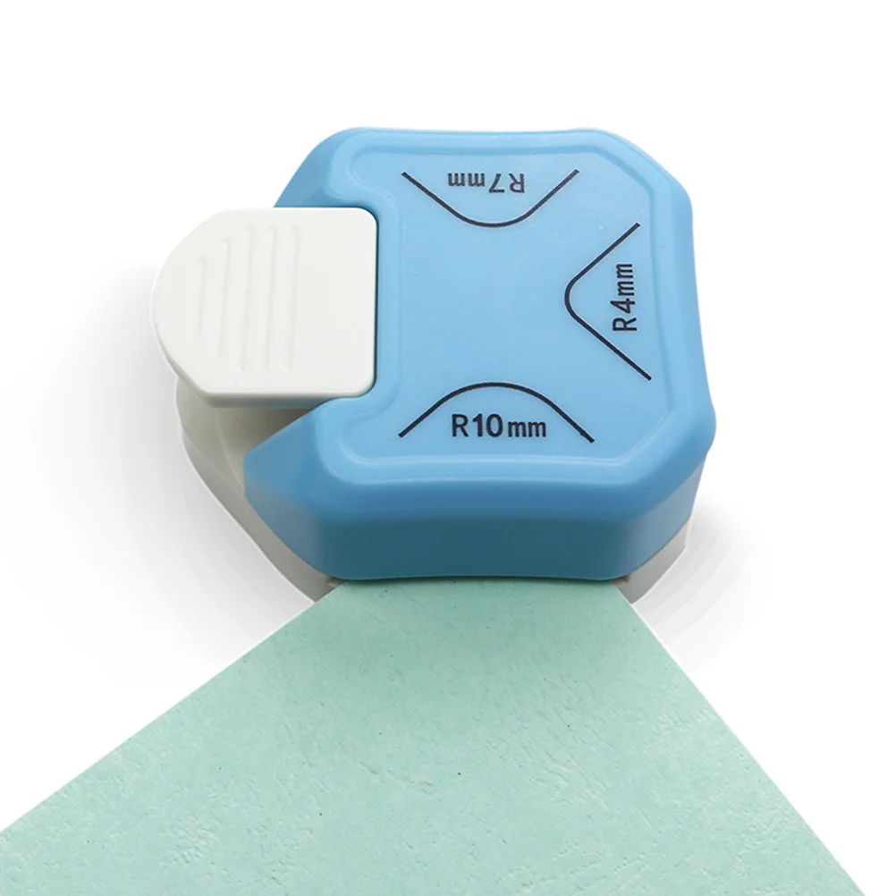 1 pezzo 3 in 1 strumento per artigianato in carta fotografica più arrotondata, smusso affilato e durevole per progetti fai da te di scrapbooking