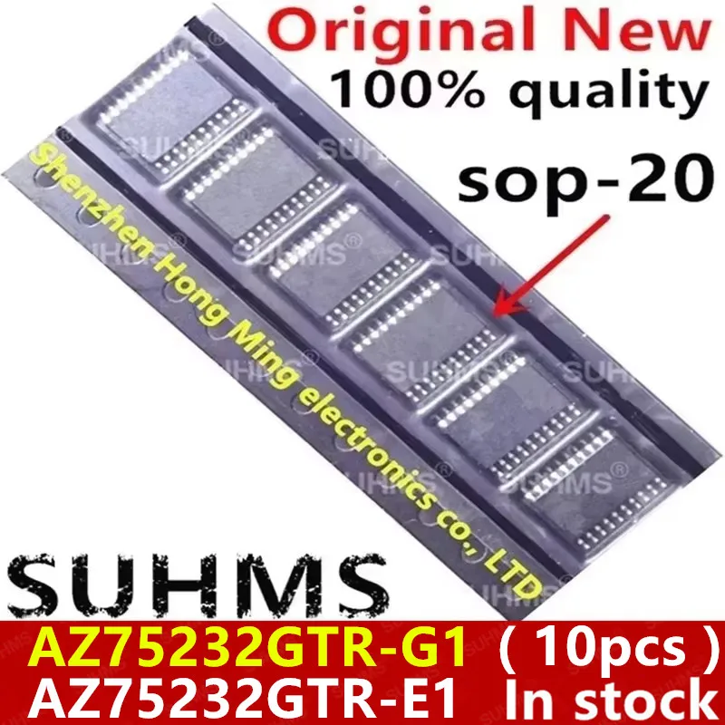チップセット,10個,AZ75232GTR-G1, AZ75232GTR-E1,az75232,232gg,232ge,sop-20,100% 新品