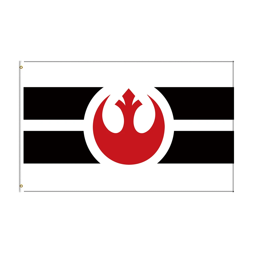 Bandera de Imperio Galáctico Rebel Alliance para decoración, 3x5 pies