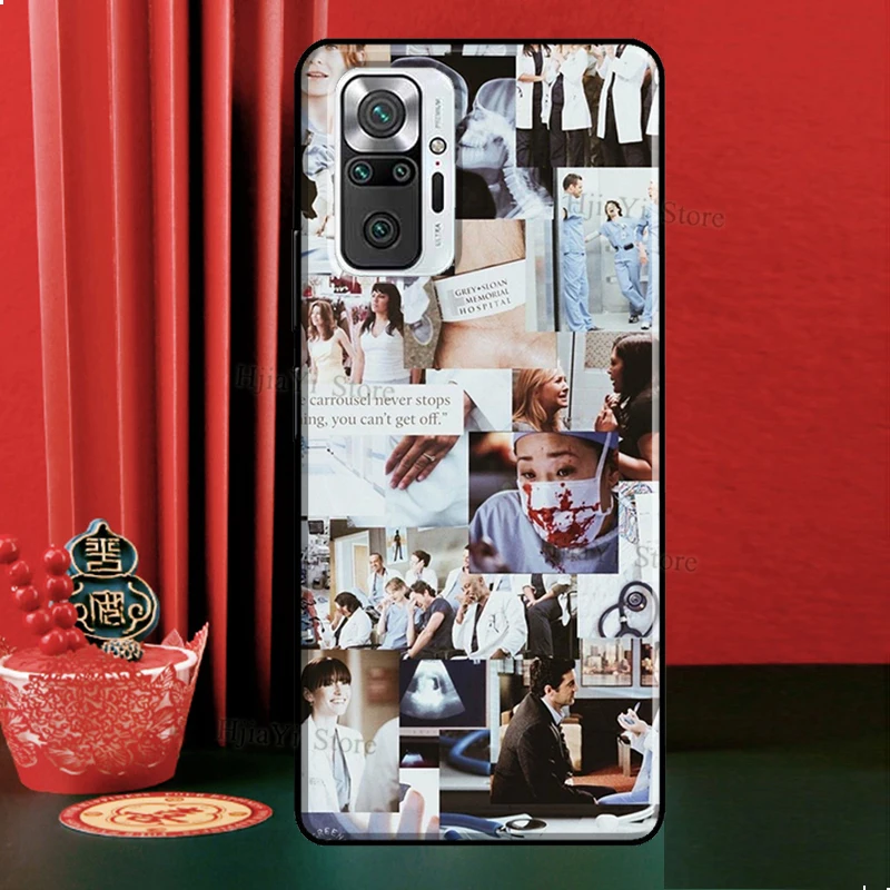 Greys Anatomy Case For Xiaomi Redmi Note 12 Pro 11 9 8 10 Pro 9S 10S 11S 12S Redmi 12C 9C 10A 10C Cover