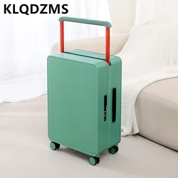 KLQDZMS-Valise de voyage à roulettes pour homme, sac à bagages, valise d'embarquement robuste, boîte à mot de passe, cabine, ABS + PC, 24 po, 20 po