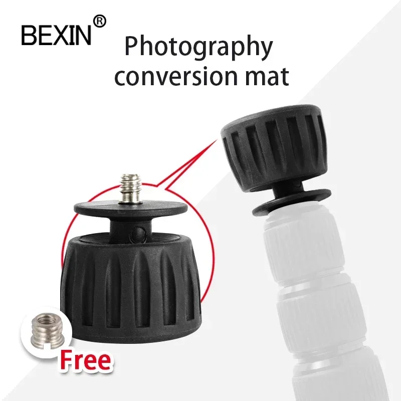 Универсальная подставка под ножку камеры 1/4 для взаимного преобразования 3/8 резиновая противоскользящая Подставка под ножку аксессуары для штатива камеры
