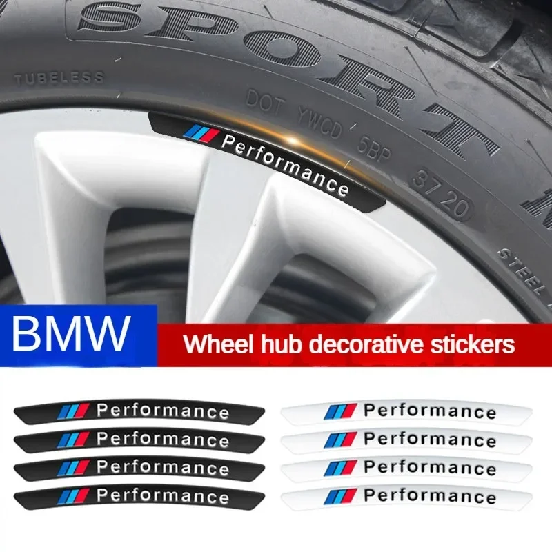 

Car Rim Aluminum Stickers Decoration for BMW E36 E39 E46 E60 E90 F10 F30 E93 G11 G12 M3 X3 X5 X6 X1 X2 E92 E87 Car Accessories