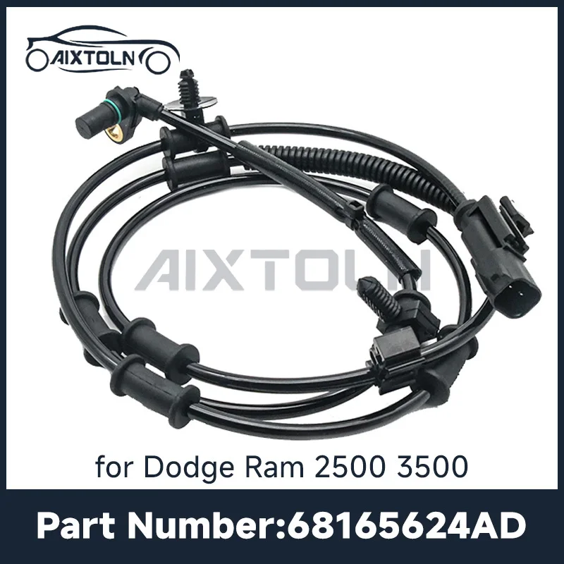 Front Left Right ABS Wheel Speed Sensor 68165624AD For Ram 2500 3500 2013-2018 5.7L V8 Hemi 6.4L V8 6.7L 68165624AA 68165624AB