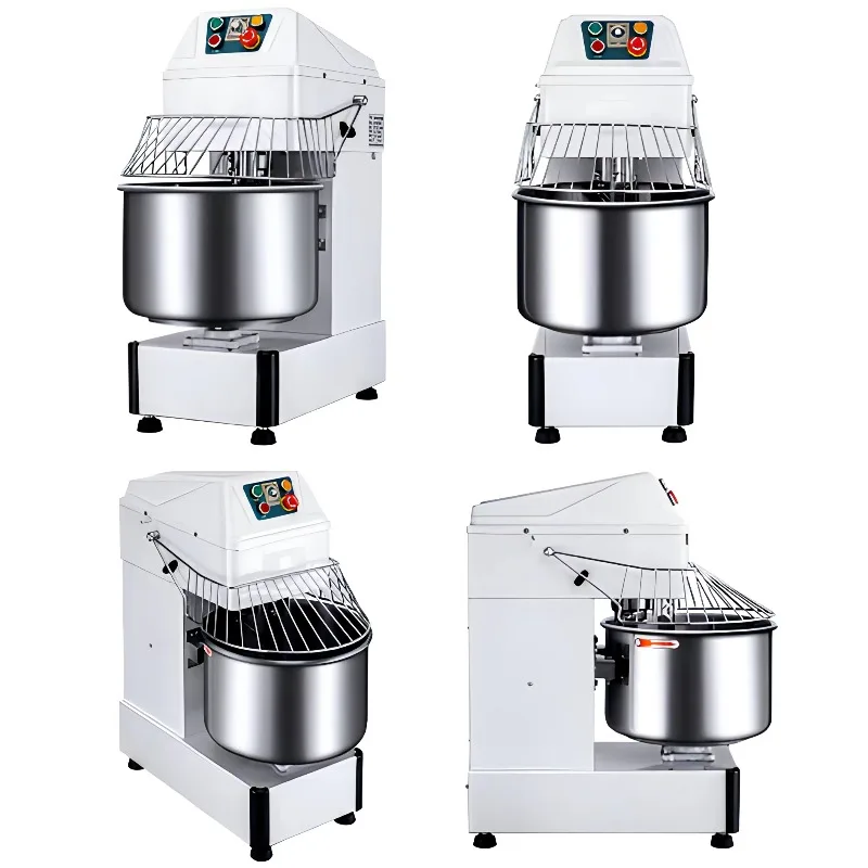 Industrial Electric Commercial Spiral Dough Pizza Tortilla Kneader Bread Dough Mixer