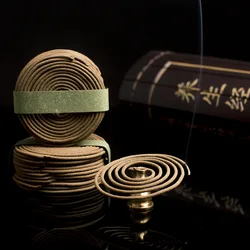 Y Natural Sandalwood Jasmine Coil Incense Indian Lavender Rose Aromatherapy Tearoom Yoga Office Hotel Air Refreshing Fragrance