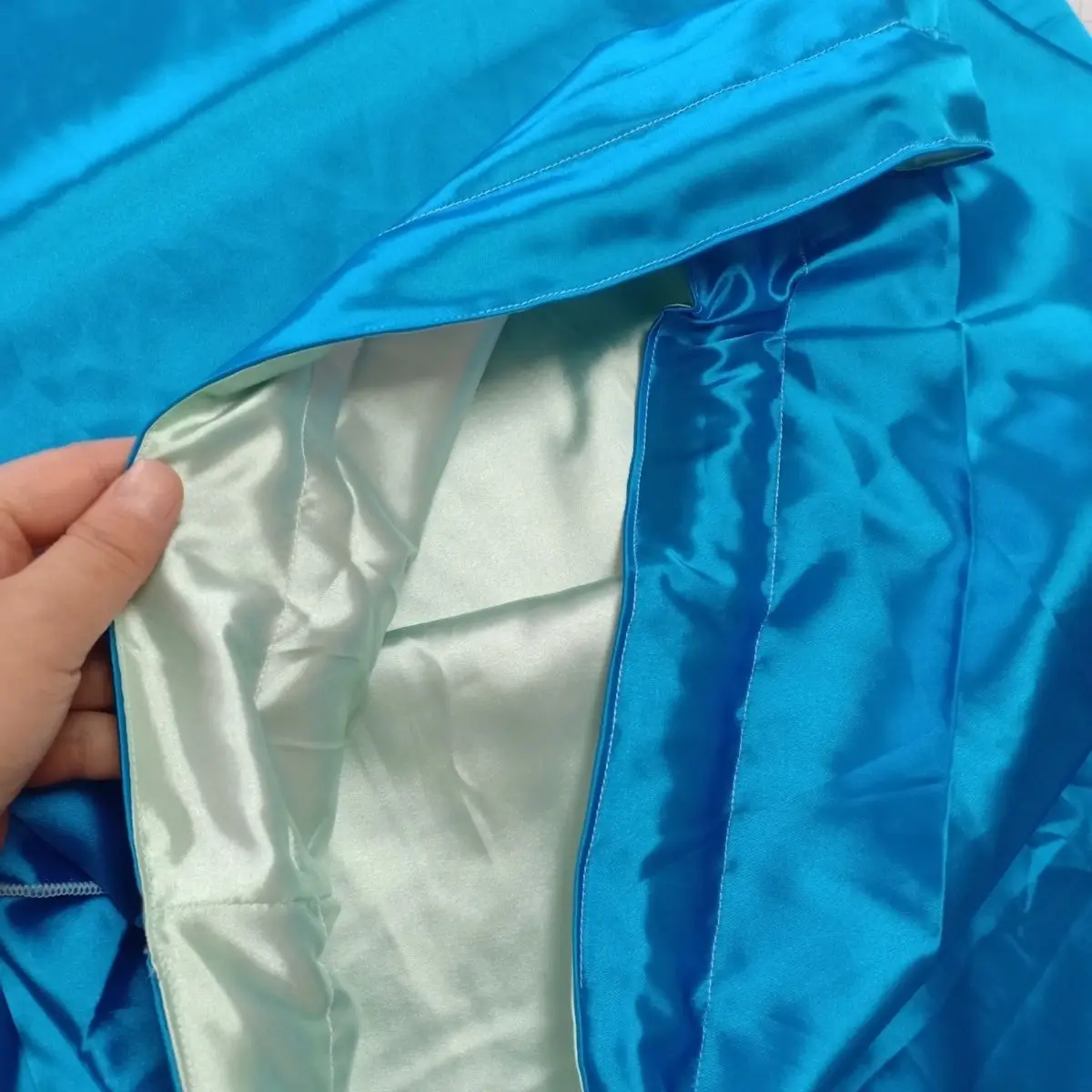 Handmake Satin Double layered Silky Soft Touch Wrapped Sleeping Bags ABDL Comfortable Sleep Blanket For Men's Women's