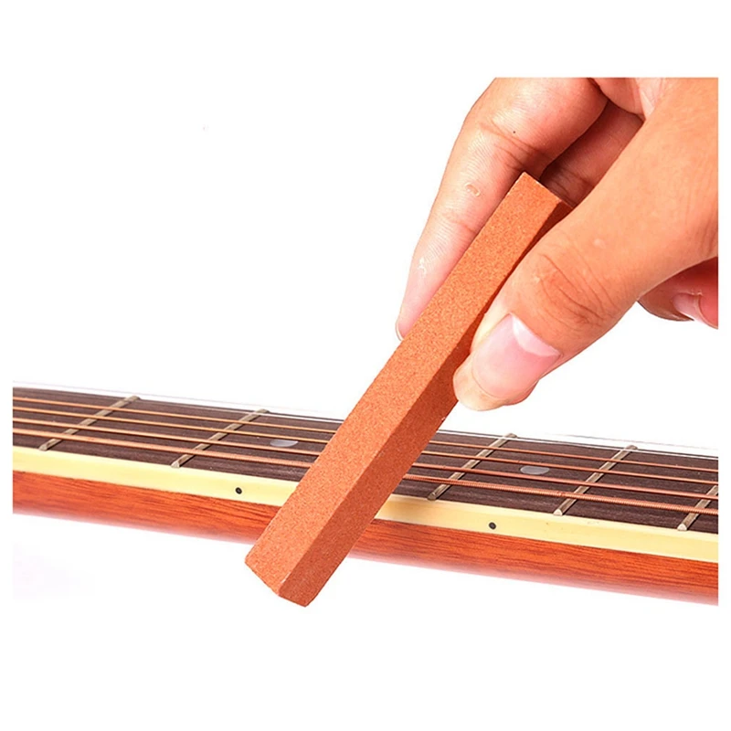 Guitar Fret Polishing Block Guitar Fret Grinding Stone Repair And Maintenance Tools