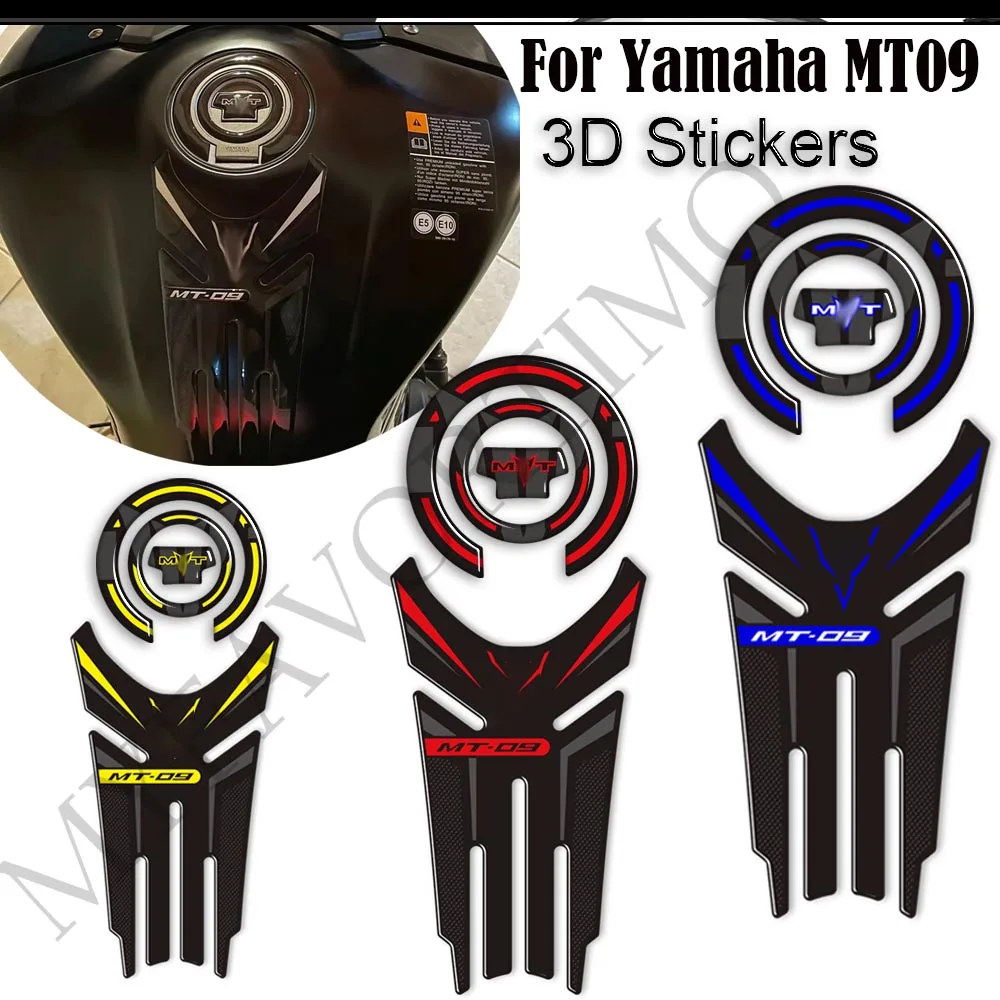 

Motorcycle Wind Deflector Gas Fuel Oil Kit Knee Tank Pad Protector Stickers Decals For Yamaha MT09 MT FZ 09 SP MT-09 2021 2022