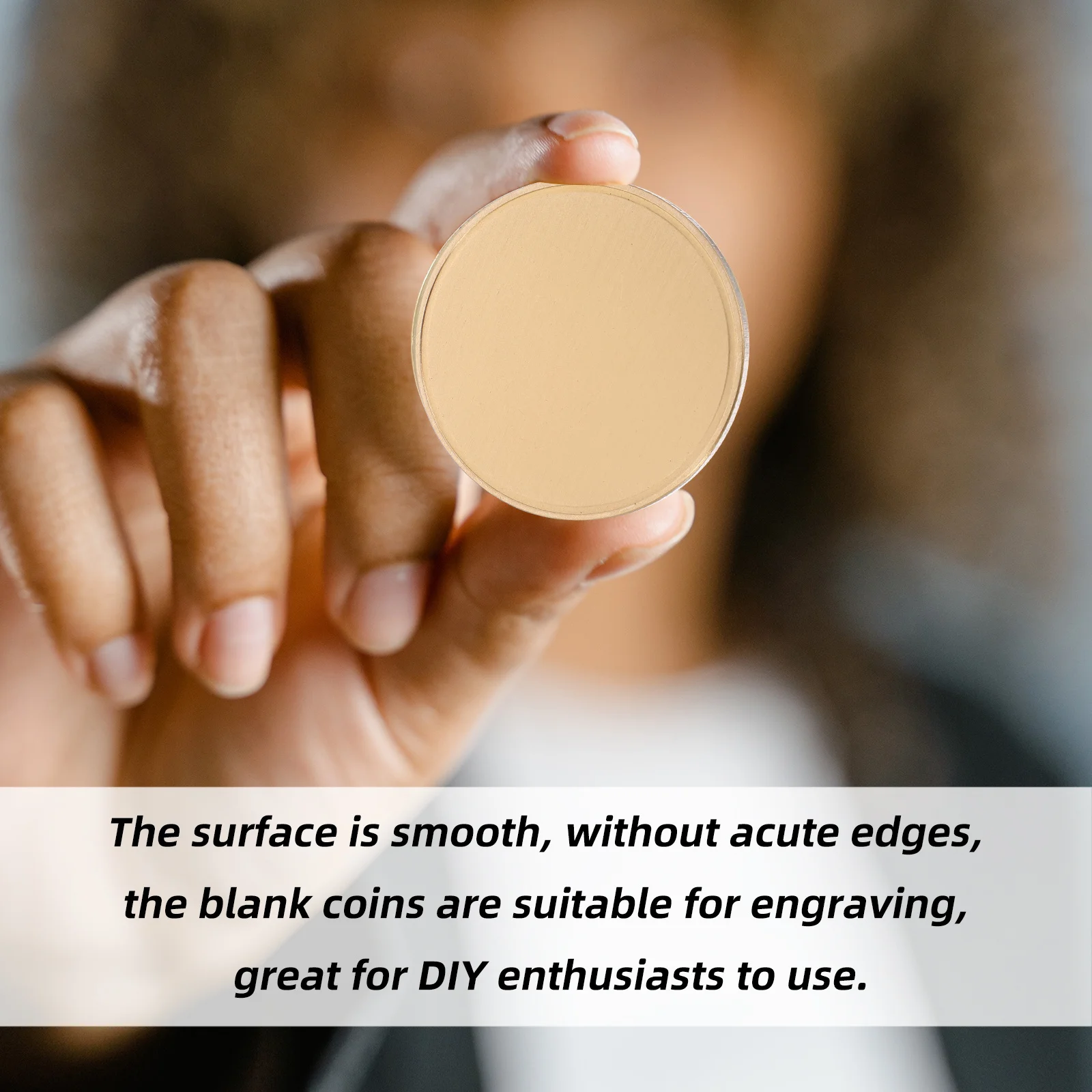 3 قطعة الفراغات النقش بالليزر عملات معدنية Crafts بها بنفسك الحرف التذكارية تذكارات الدقة ختم النقش النقش الفراغات عملة