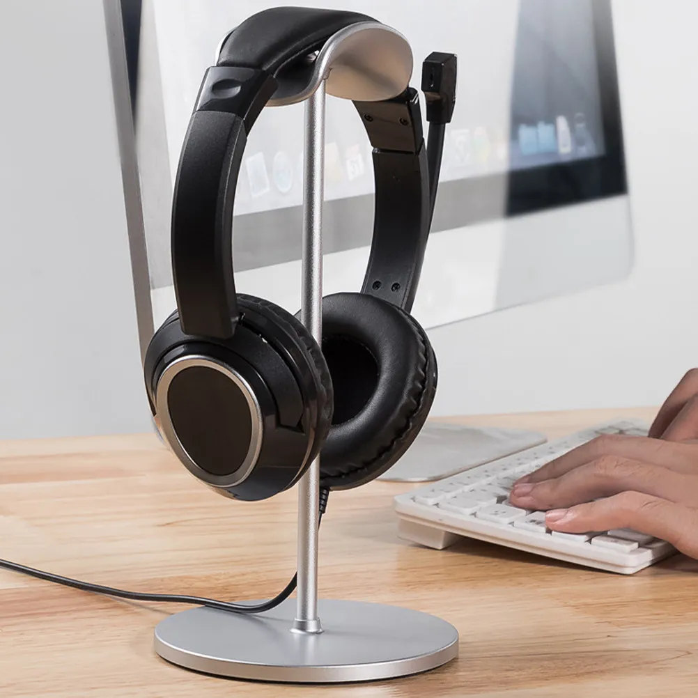 Earphone Stand Headset Holder Desktop Gaming Headphone Organizer Stable Non-Slip Base Scratch Protection Suitable for Most