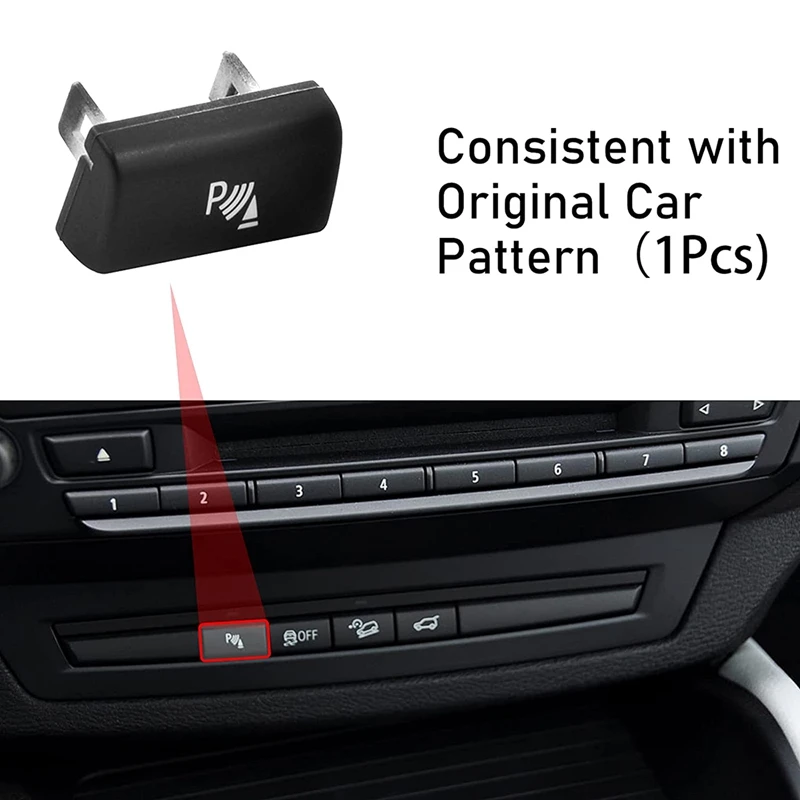 Car Parking-Radar Sensor Switch Button Cover For BMW X5 E70 2006-13 X6 E71 2008-2014