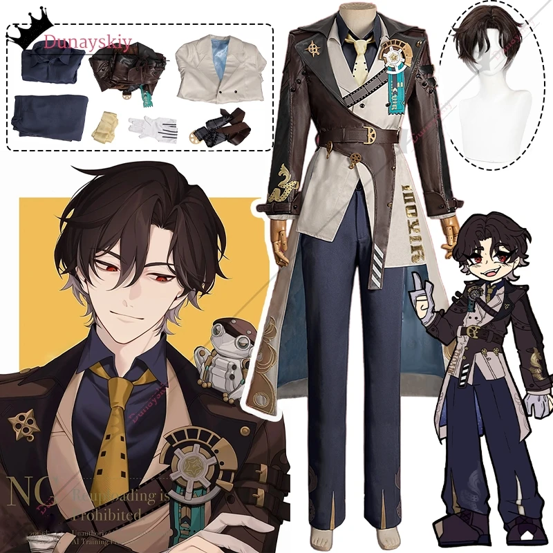 

Reca Game Honkai: Star Rail Cosplay Costume Leather Cinched Waist Suit Unisex Outfit Reca Role-playing Anime Party Suit xs-3xl