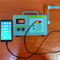 Outdoor Portable Emergency Survival Hand Crank Charge Generator Manual for Cellphone Laptop 20W Dynamo 150W Hand-shake Generator