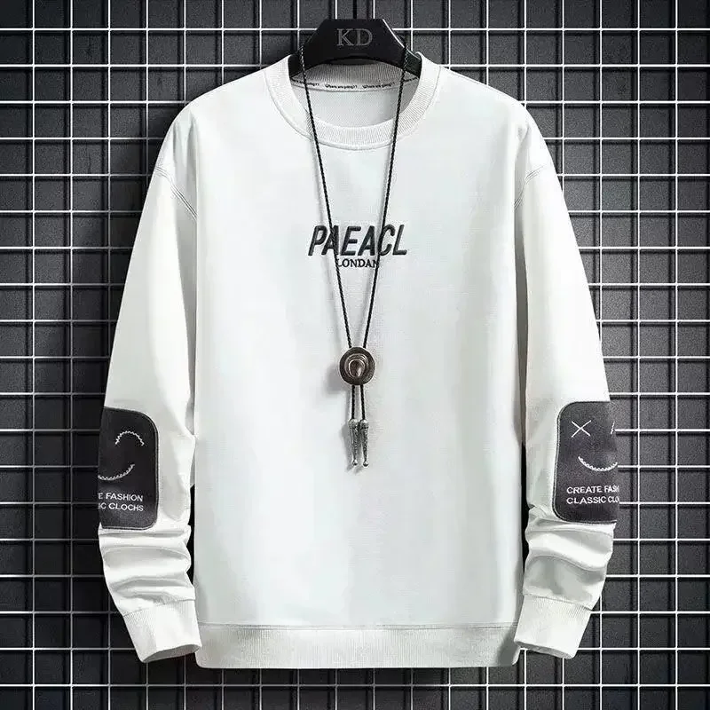 

Men's Pullover Winter Cotton Autumn Y2k Vintage Harajuku Fashion Male Sweatshirt Funny 90s Clothes Designer One Piece Luxury Emo