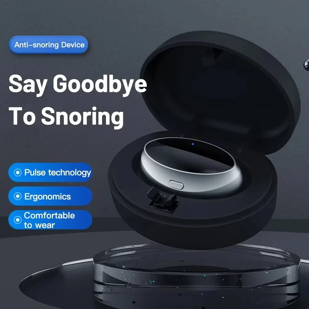 Anti Snoring Device for Men and Women Electric Pulse Snoring Stopper with Muscle Training for Sleep Apnea Relief and Quiet Night