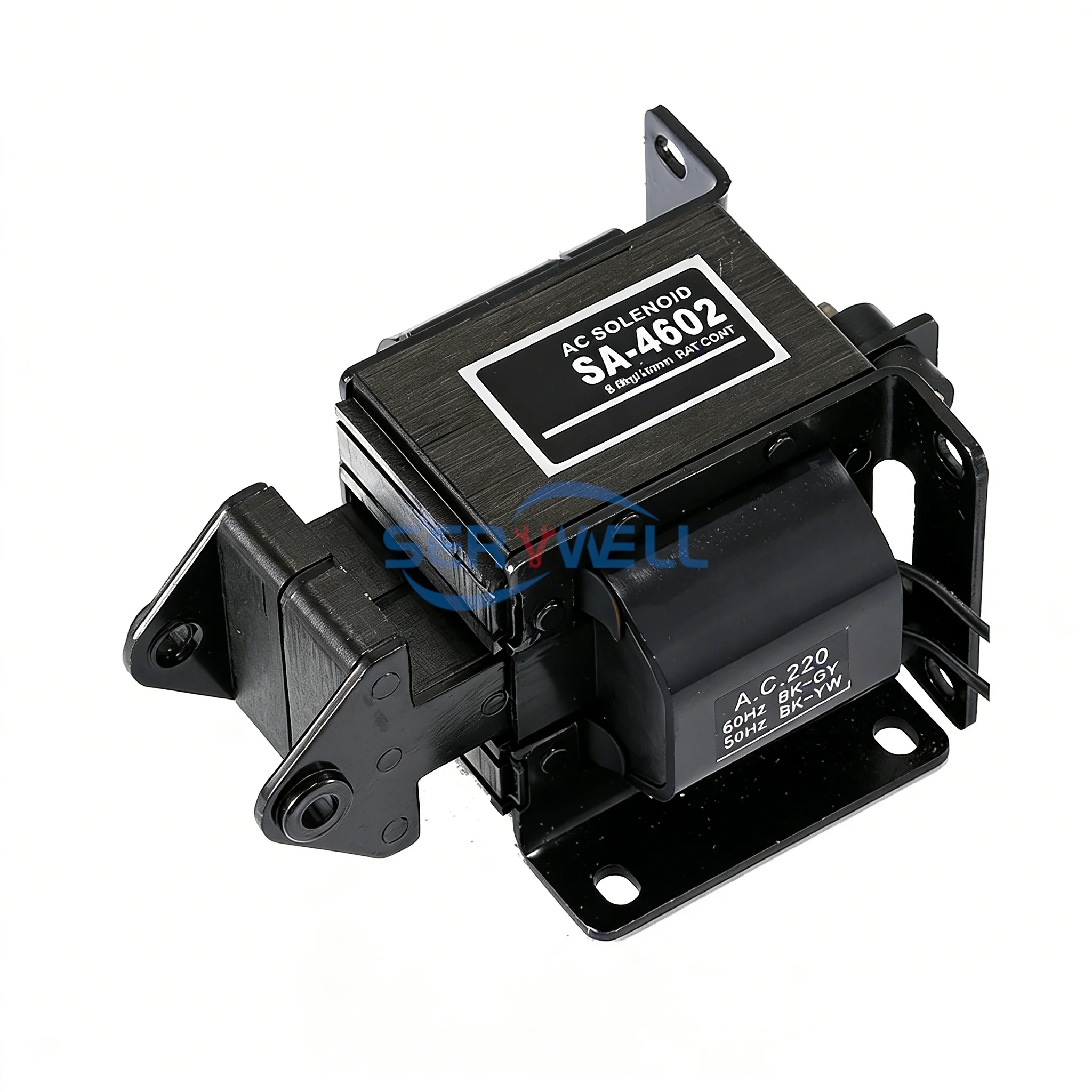MQ6-8N SA-4602 AC 110V 220V 380V 30mm Stroke 8Kg Force Solenoid Tractive Electromagnet SA-4602